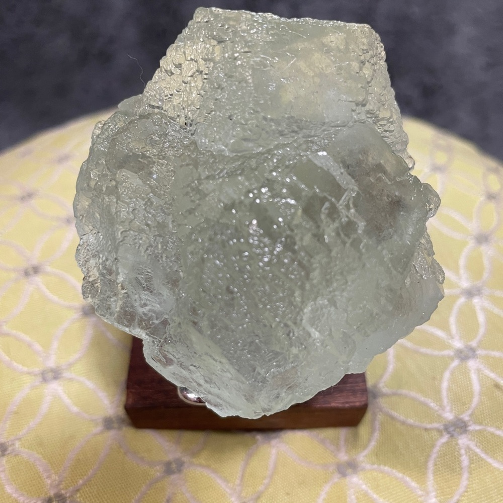 2.5” diameter Crystal clear green fluorite! Clear and translucent- NO ROCK